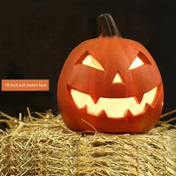 

Halloween Pumpkin Led Light Creative Lantern Home Props Pumpkin Bar Horror Hollow Luminous Pumpkin Lamp Hanging Decoration 2020