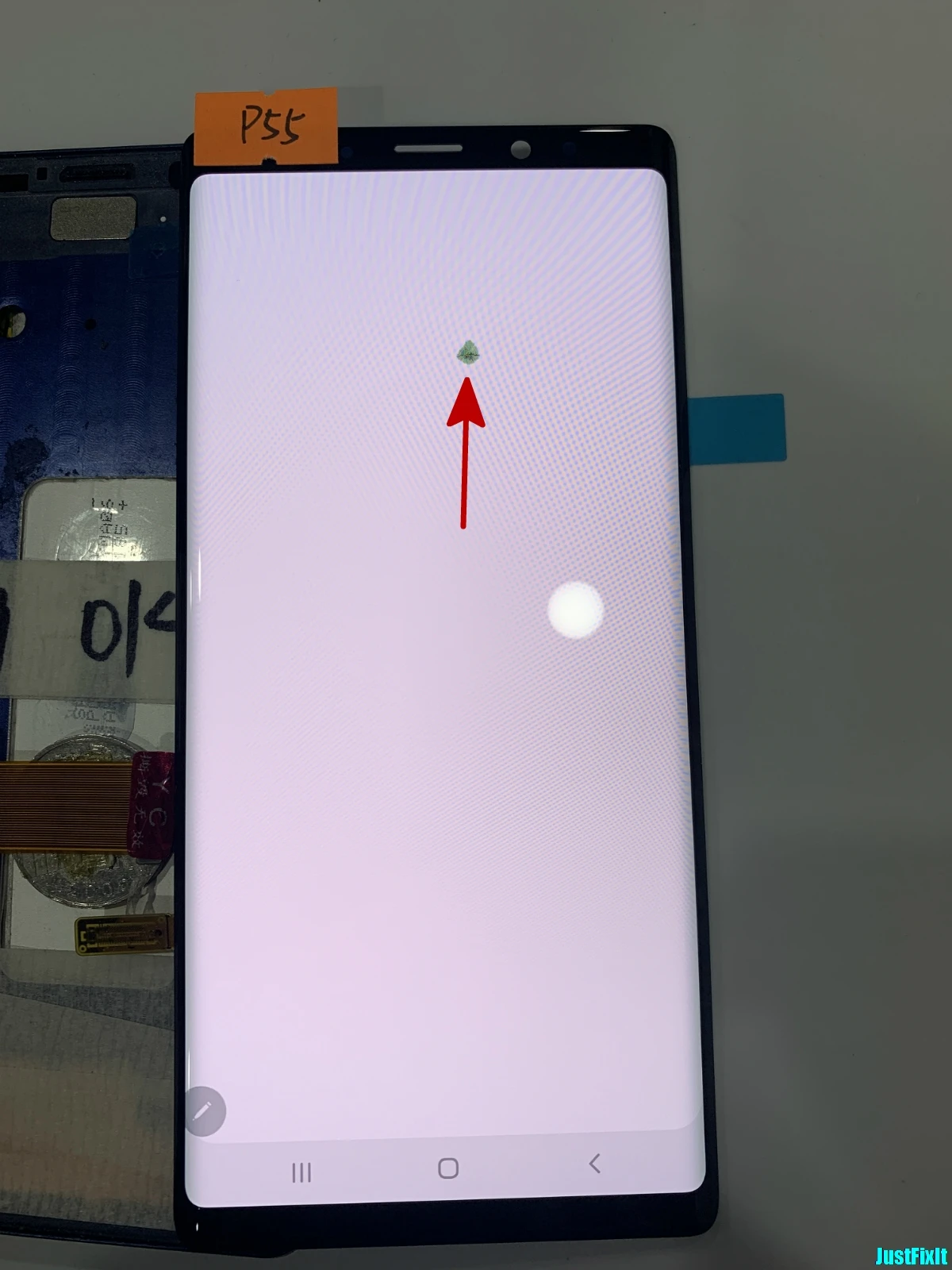 NO.P55-N9-noframe Super Amoled для samsung Galaxy Note 9 N960 N960F N960D N960DS дефект ЖК-дисплей кодирующий преобразователь сенсорного экрана в сборе 6,3" - Цвет: NO.P55-N9-noframe
