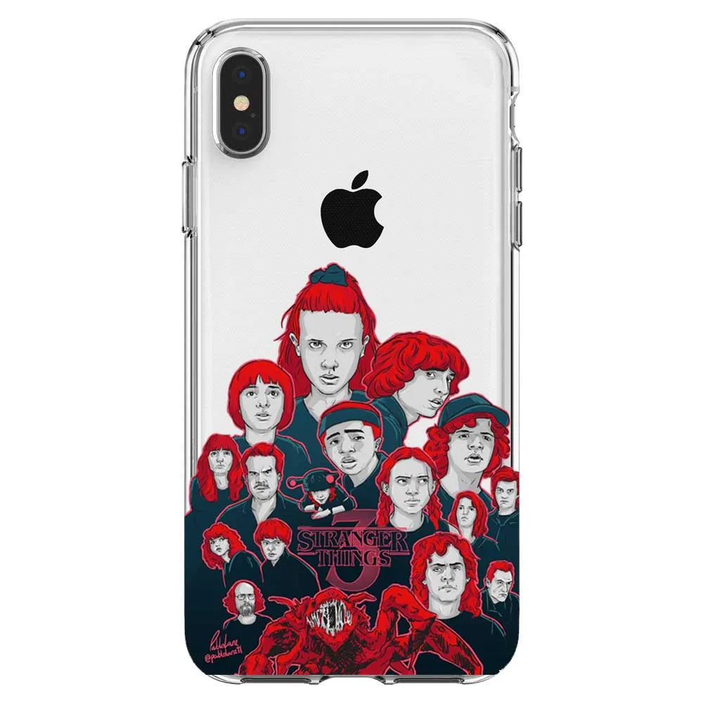 Stranger Thing Сезон 3 американский ТВ Мягкий Силиконовый ТПУ чехол для телефона iPhone MAX 6Plus 7Plus 8Plus XR XS SE 5 5S 6 6S 7 8 X