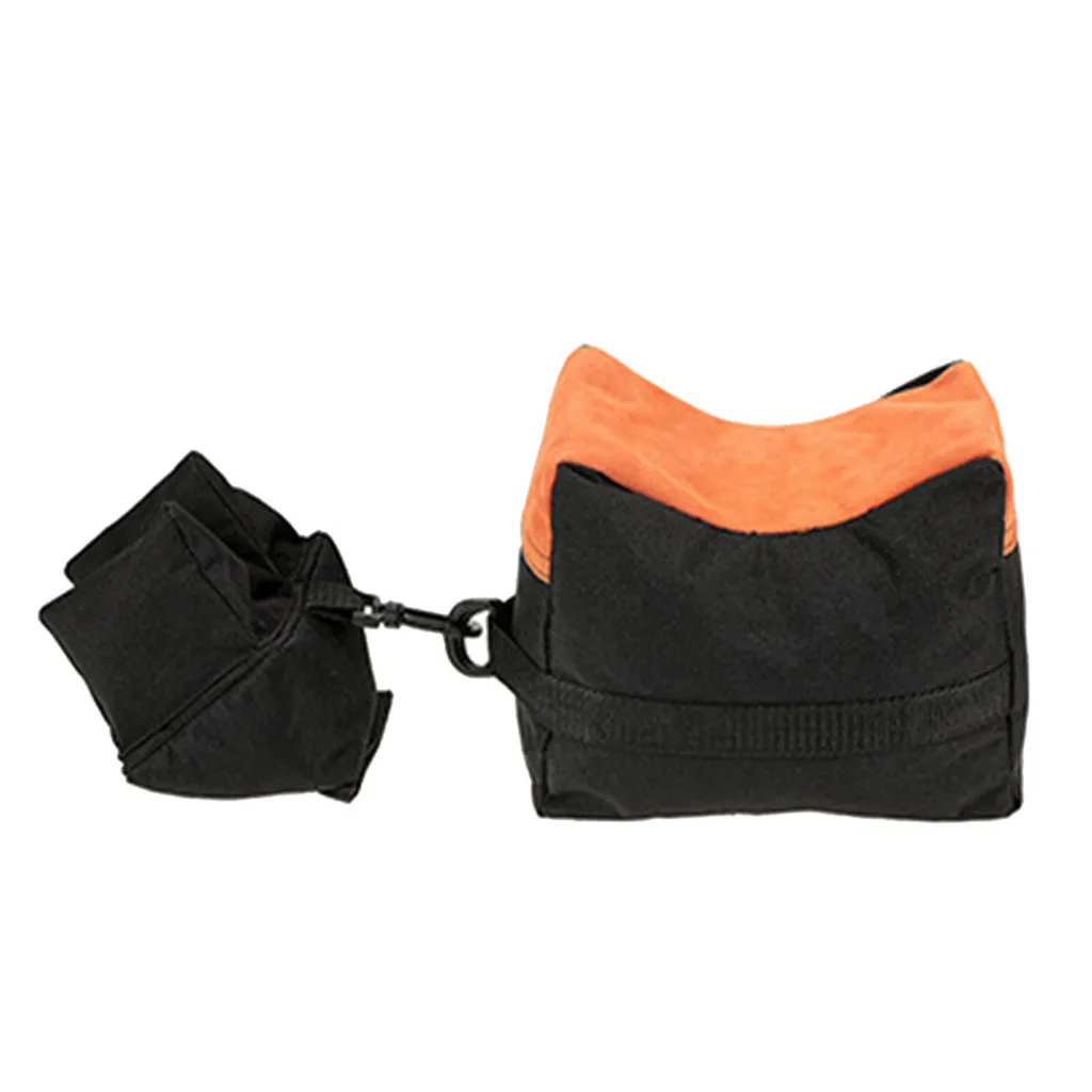 Front & Rear Bag Unfilled Gun Support Hunting Rest Sandbag Military Pouch for Shooting Shooters Sniper