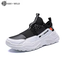 Men Sneakers Fashion Man Non Slip Comfortable Outdoor Walking Shoes Male Lace-up Mesh Breathable Sneakers Casual Shoes