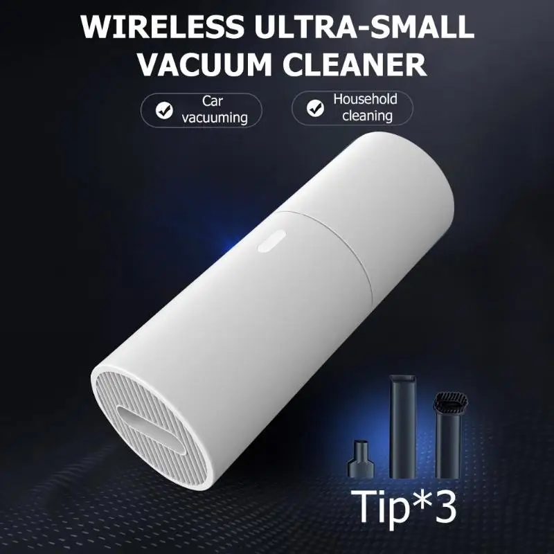Беспроводной мини-пылесос USB Перезаряжаемый ручной очиститель для дома автомобиля