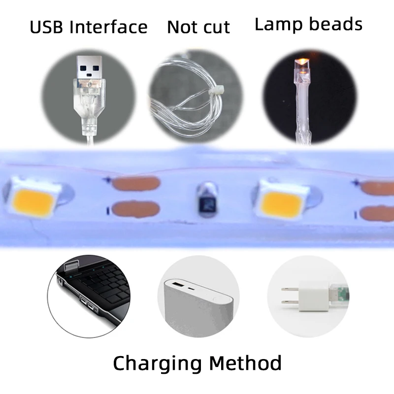 3D USB Рождественская гирлянда, 3D светильник, гирлянда для романтического фестиваля, украшение для семьи, крепкий светодиодный светильник, гирлянда