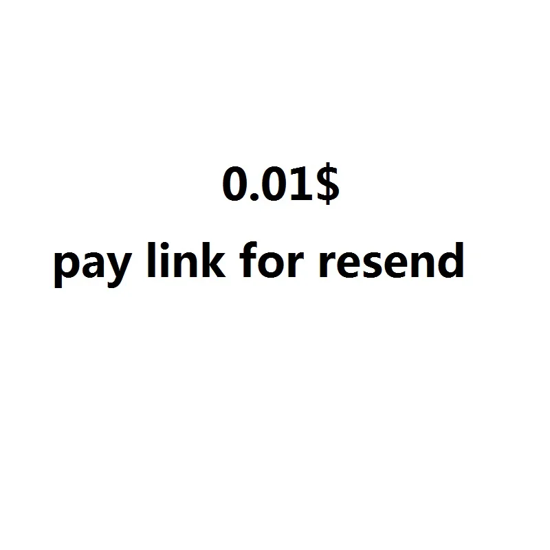 

$0.01 link for resending