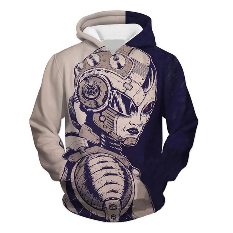 

Dragon Ball 3D Hoodie Men Anime Combat Robot Sweatshirts Pullovers Japanese Casual Harajuku Hoodie Men Polyester Plus Size S-5XL