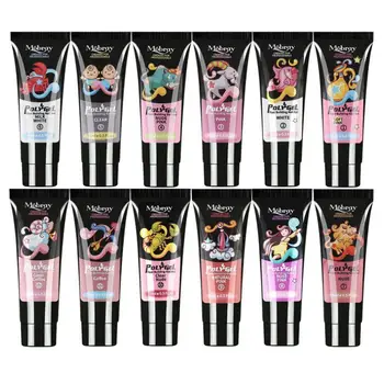 

12 Color Nail Polish Gel Nail Extension UV Gel Lacquer Gel P2E6