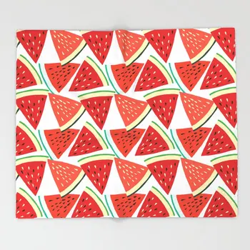 

Fruits Blanket Cute Design Sliced Watermelon Fleece Blankets and Throw Blanket for Beds Christmas Decorations for Home 125x150