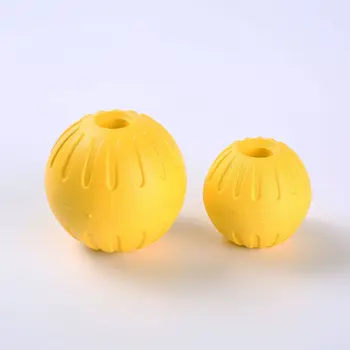 

Elasticity EVA Toy Size Dog Training with Rope round Ball Molar Bite Resistant Floating Dog Toy