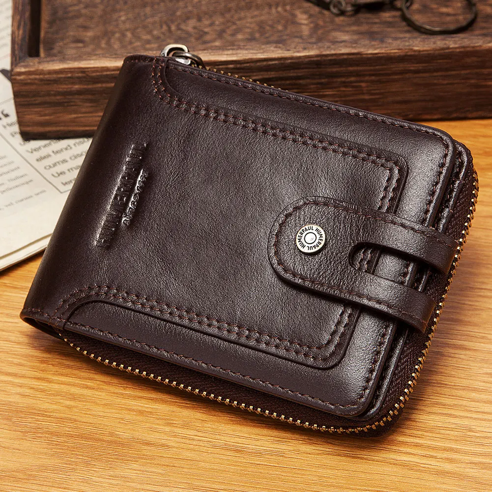 KAVIS Genuine Leather Wallet Men Coin Purse Male Cuzdan Small Walet Portomonee Rfid PORTFOLIO Vallet Perse Card Holder Engraving