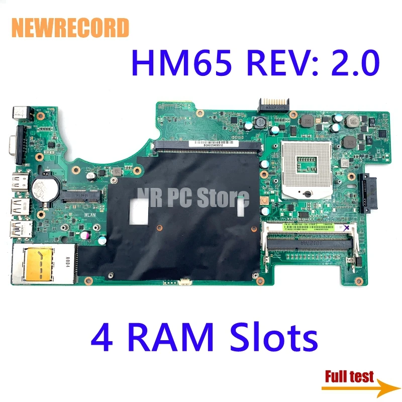 

Материнская плата для Asus G73SW 60-N3IMB1000 60-N3IMB1000-C08 B08 90R-N3IMB1000Y HM65 REV: 2,0, 4 слота ОЗУ, основная плата