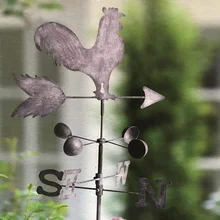 Горячий традиционный петух Weathervanes Железный петух флюгер скорости ветра индикатор направления сада двора NV99