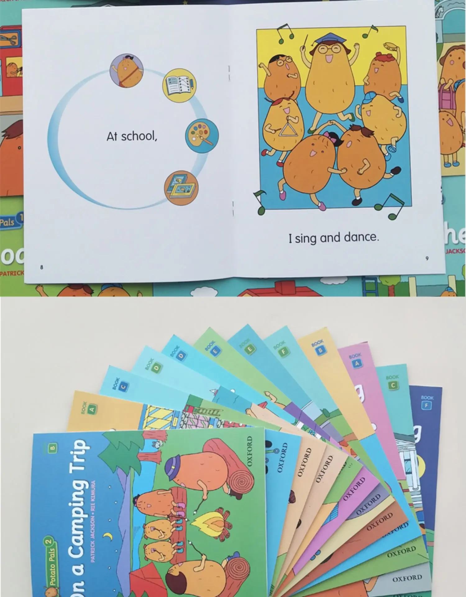 12 books one set Oxford Potato Pals Picture Book Young Children English  Early Learning Book