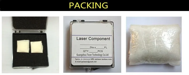 laser lens packing