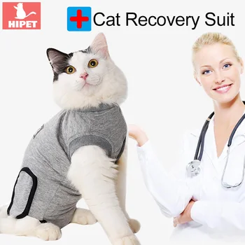 

Cat Recovery Suit Small Cats Clothes After Surgery Sterilization Care Wipe Medicine Prevent Anti Pet Licking Wounds Cat t-shirt