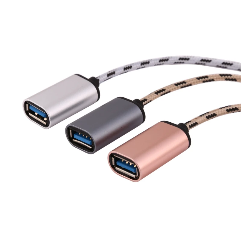 Горячая OTG кабель папа к USB 3,0 Женский USB-C type-C адаптер 5 Гбит/с Синхронизация данных конвертер для Macbook samsung S8