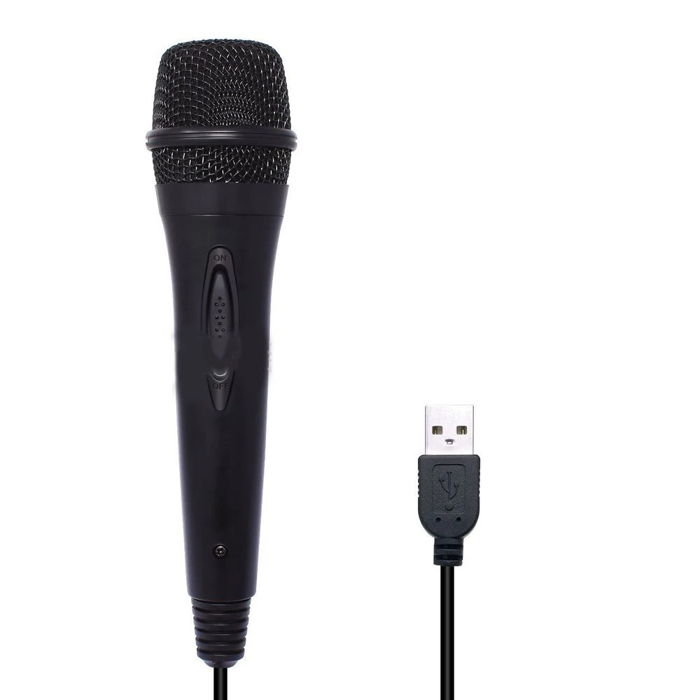

USB Wired 3m/9.8ft Microphone High Performance Karaoke MIC For Nintend Switch PS4 Wii U PC Portable Audio and Video Equipment