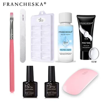 

Manicure Set Nail Gel Polish Set For Manicure Gel Varnish nail Gel Builder Beauty Nail Art Kit Crystal Multicolor Exension Tools