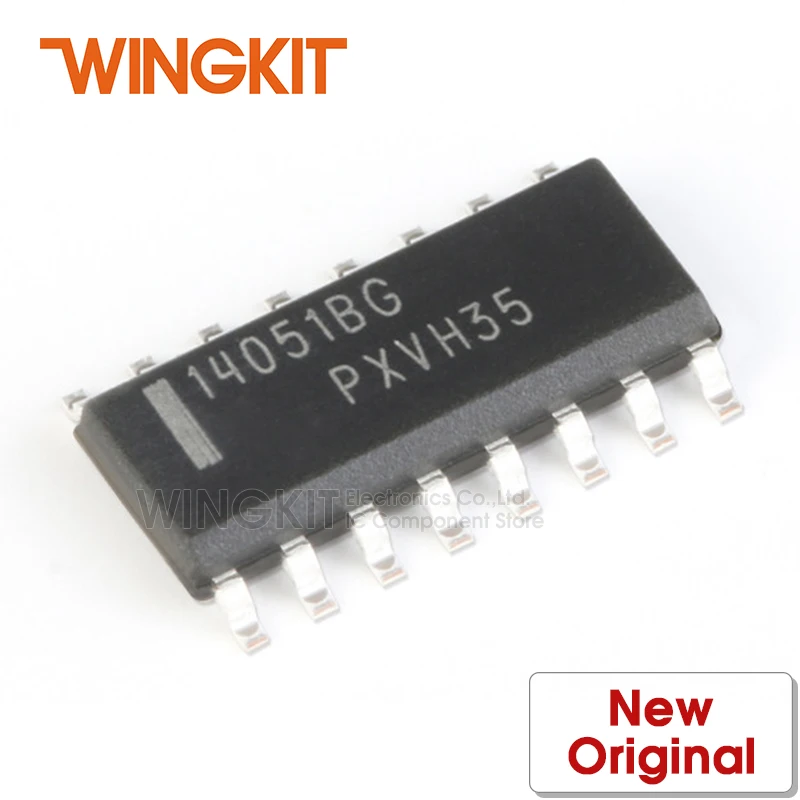 5 шт. MC14051BDR2G MC14051BDR MC14051BD MC14051B MC14051 / 14051BG SOIC-16 8-канальный аналоговый
