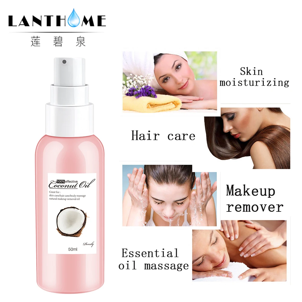 Чистое Натуральное органическое кокосовое масло для ухода за кожей и волосами