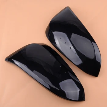 

ABS 1 Pair Car Black Rearview Mirror Cover Cap Trim Fit for Toyota RAV4 2013 2014 2015 2016 2017 2018