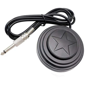 

Tattoo Foot Switch Pedal Round Tattoo Foot Pedal Switch Equipment Supply with Cord for Tattoo Machine Tattoo Power