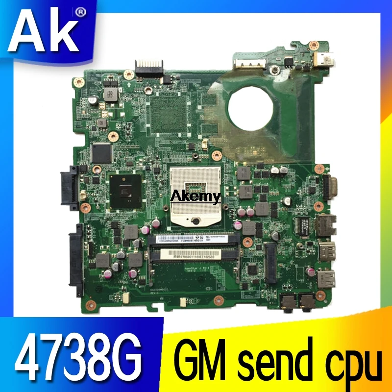

DA0ZQ9MB6C0 MBR9Y06001 MAIN BOARD For Acer aspire 4738 4738G Laptop Motherboard HM55 DDR3 Free cpu