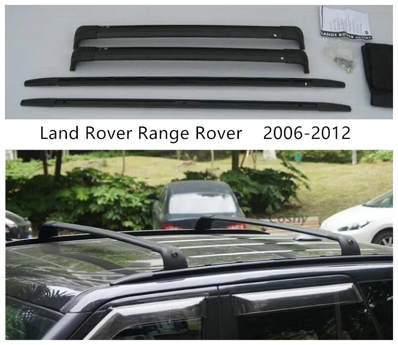 Для Land Rover Range Rover 2006-2012 багажник на крышу крест багажные стойки бар винт установка высокое качество аксессуары