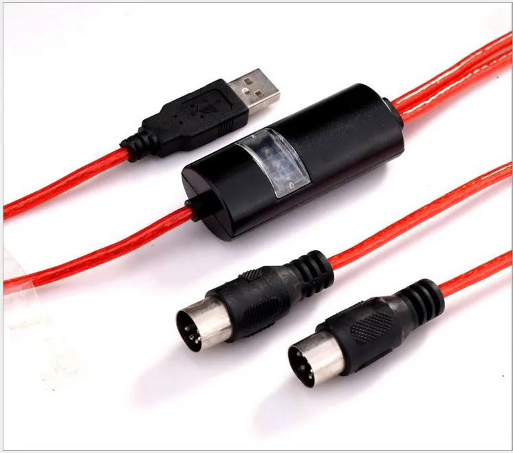 Usb midi кабель Электрический пианино электронный барабан музыка Edit Line USB in-out Midi CABL