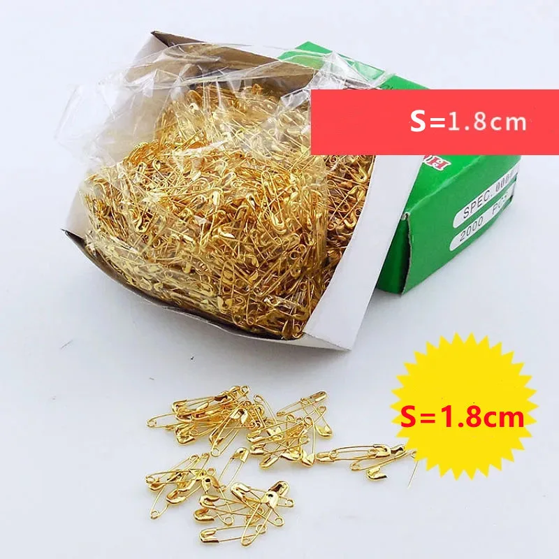 20 PCS 실버 톤 안전 핀 의류 브로치 핀 DIY 쥬얼리에 대 한 니켈 도금 핀 액세서리 만들기 여러 크기 사용 가능