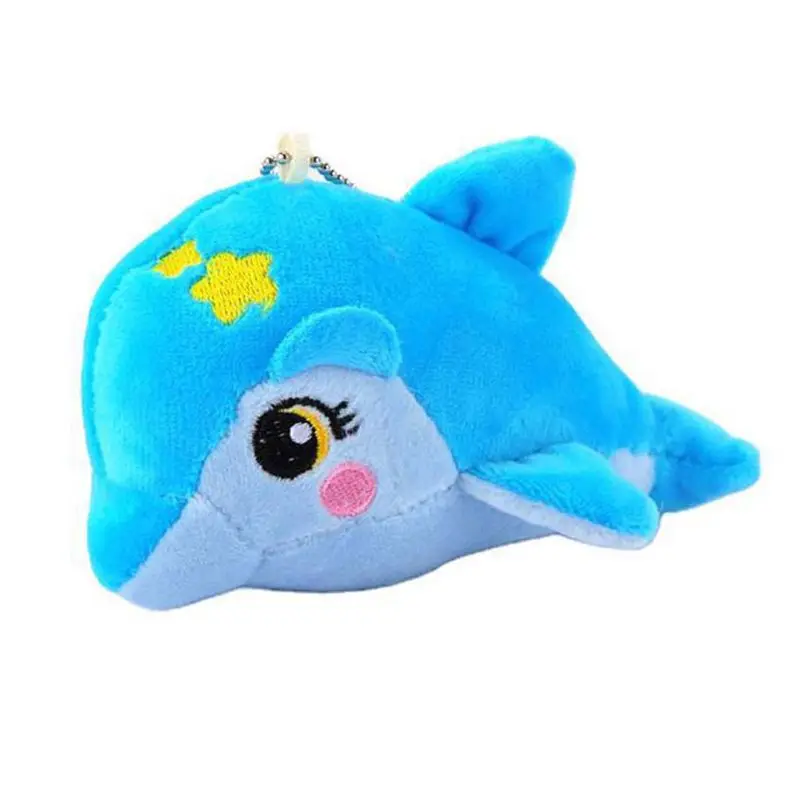 

Mini Dolphin Plush Doll Pendant Cute Marine Animal Stuffed Toy Key Chain Pendant
