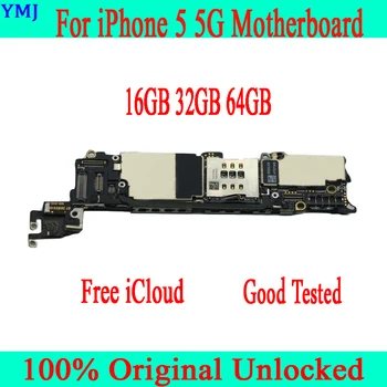 

16GB 32GB 64GB for iphone 5 Motherboard with IOS System,Original unlocked for iphone 5 5g Mainboard with Full Chips,Good Tested