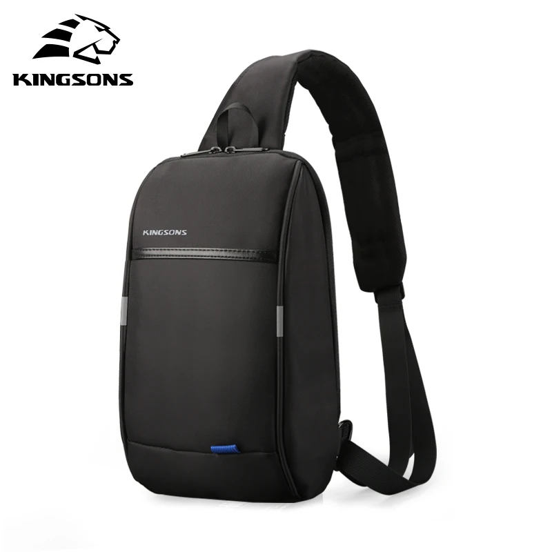 Kingsons New 3174-A Leisure Travel Single Shoulder Backpack 10.1 inch Chest Backpack For Men Women Casual Crossbody Bag