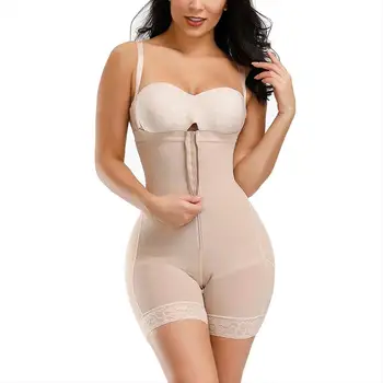

body shaper slimming waist trainer butt lifter panty Detachable Straps Full Body Shaper Zipper plus size underwear