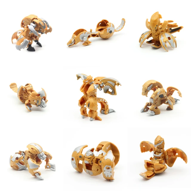 Bakuganes, Dragonoid, 2 inches (approximately 5.1 cm) tall collectible  movable figure and trading card, multi-color