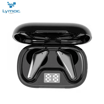 

LYMOC Wireless Earphones Bluetooth V5.0 TWS Bluetooth Earbuds LED digital display touch With 2000mah Power Bank Headset HD Mic