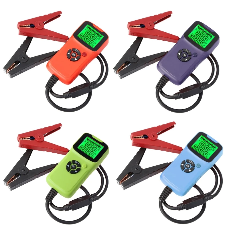Battery Testers Digital 12V Car Battery Tester Vehicle Car LCD Battery