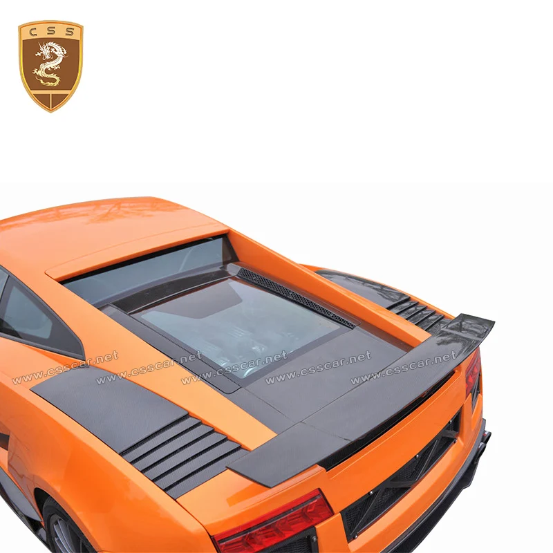 람보르기니 LP550 LP560 LP570 카본 파이버 가야르도 리어 보닛 후드 고급형 투명 유리 자동차 엔진 커버
