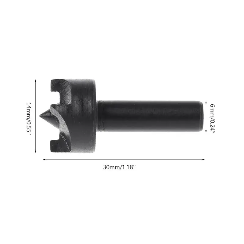 Plum Blossom Thimble Drill Bit Mini Lathe Machine Woodworking DIY Tool Durable 6mm wood lathe tool,wood lathe
