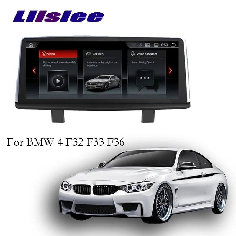 LiisLee Автомобильный мультимедийный плеер wifi gps аудио радио для BMW X4 F26 2013 ~ 2019 NBT EVO