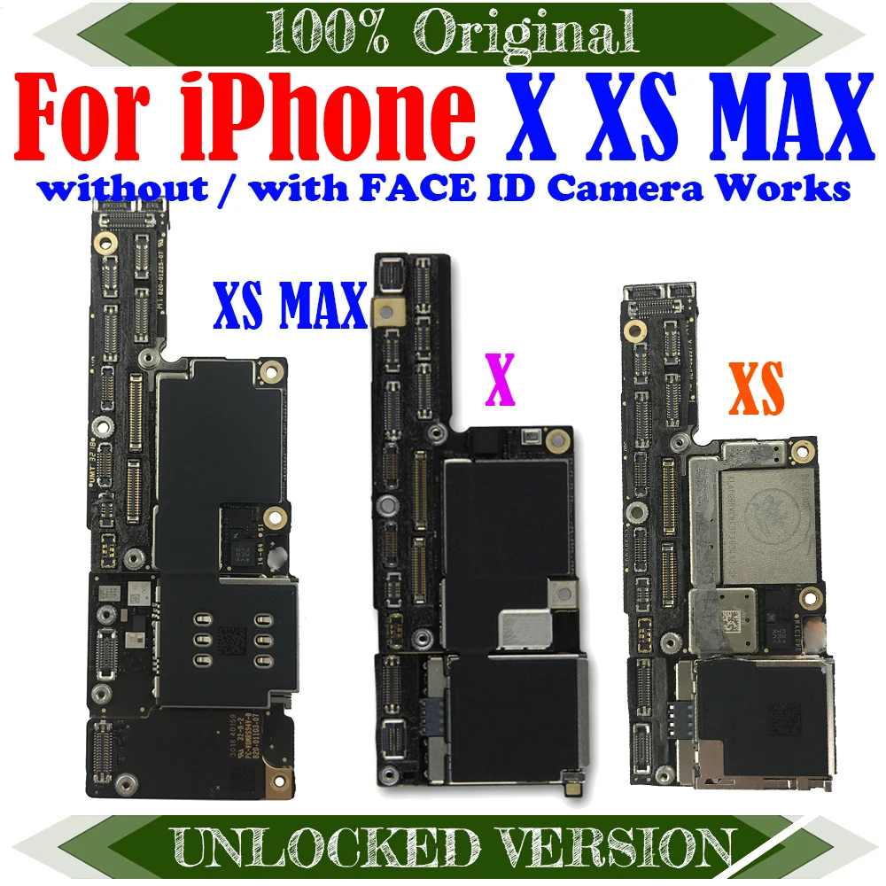 100% Оригинальный разблокированный Бесплатный iCloud для iPhone 11 Pro MAX XR XS X материнская