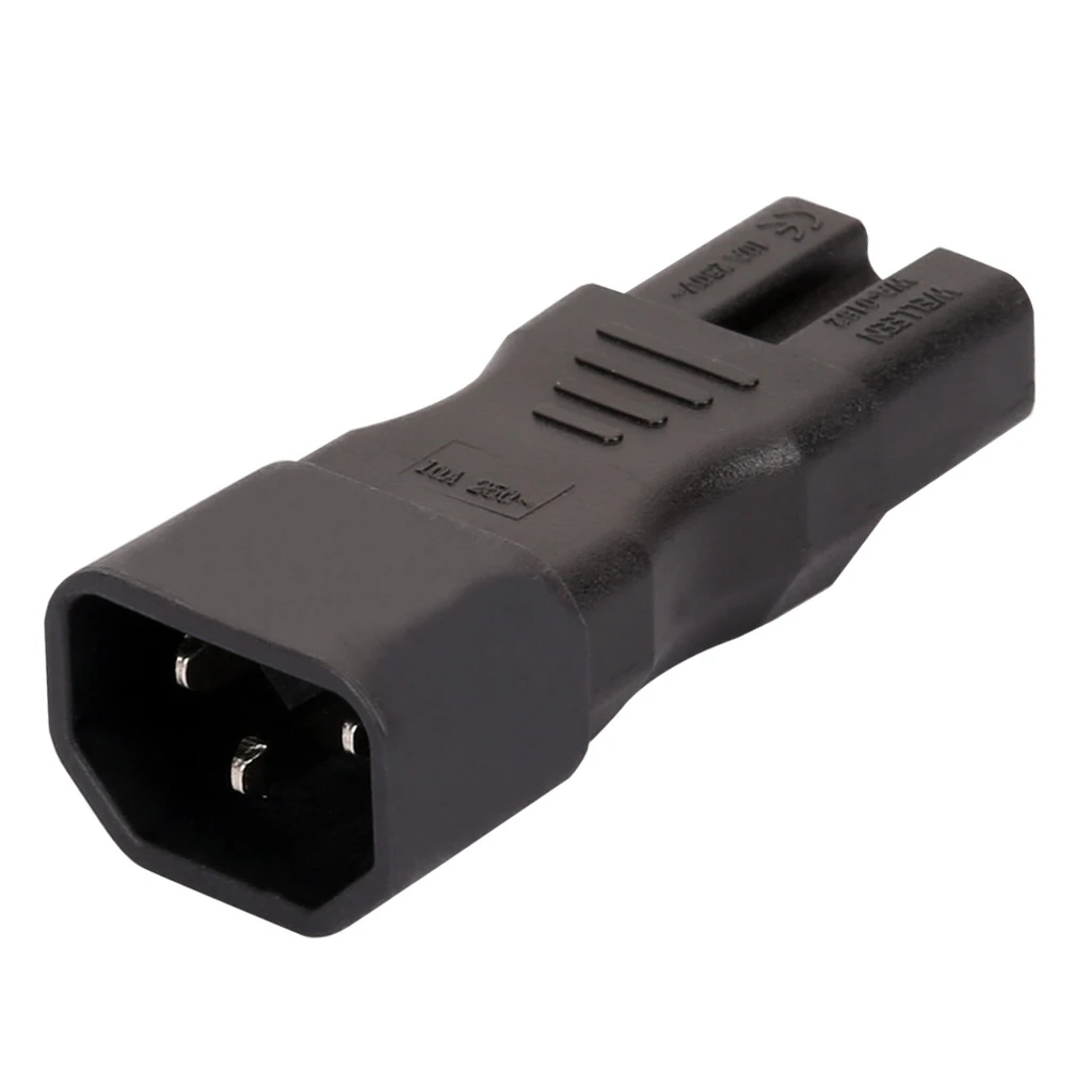 IEC 320 C14 Male To C15 Plug Female Power Plug Adapter Converter,WA-0162