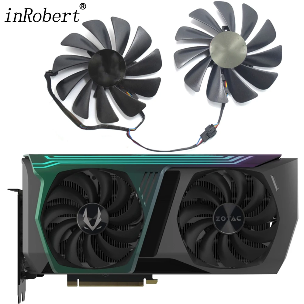 CF1010U12S 95 мм ZOTAC GeForce RTX 3070 альтернативный кулер видеокарты RX590 GPU для XFX RX 590/580 VGA