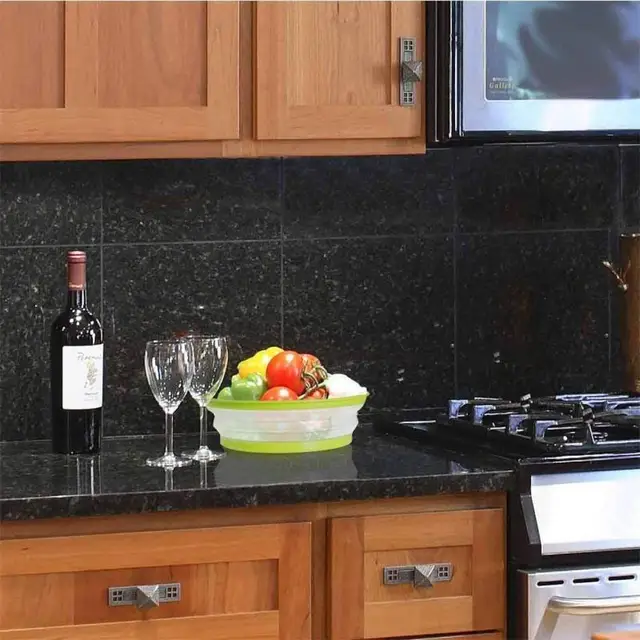 Összecsukható Mikrohullámú Sütő Fedele Horgos Fedéllel Ellátott Élelmiszer -Fröccsöntő Fedél Szűrő Gőz Lefolyója - Image 5