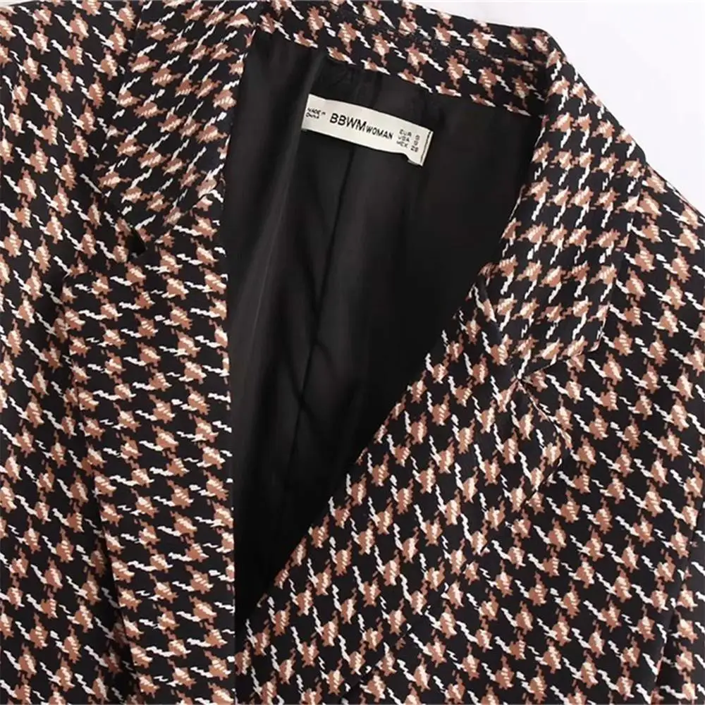 Женское двубортное платье Za Повседневное с отложным воротником и длинным