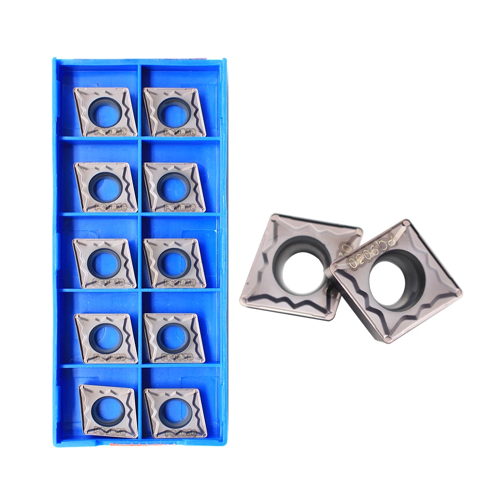 10 шт. CCMT120408 HMP PC9030 оригинальные карбидные вкладыши KORLOY токарный станок с ЧПУ инструменты высокого качества для нержавеющей стали