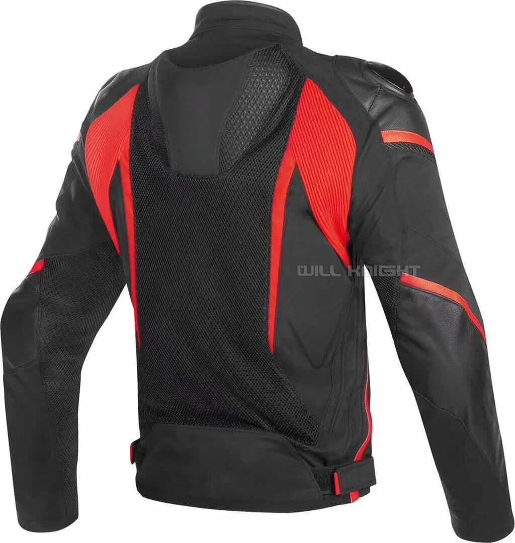 Dain Super Rider D-Спортивная кофта сетчатая текстильная кожа мотогонок дополнительный стоп-сигнал мотокросса белый черный красный костюм