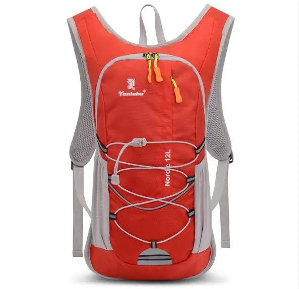 Беговая сумка Marathon TANLUHU 692 нейлон 12L спортивная сумка Велоспорт рюкзак для 2L водонепроницаемый рюкзак для активного отдыха альпинистская походная сумка - Цвет: Red no water bag