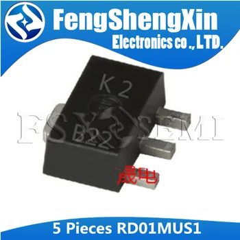 

5pcs RD01MUS1 SOT89 RD01MUS1-T113 SOT-89 K2 SOT RoHS Compliance, Silicon MOSFET Power Transistor 520MHz,1W