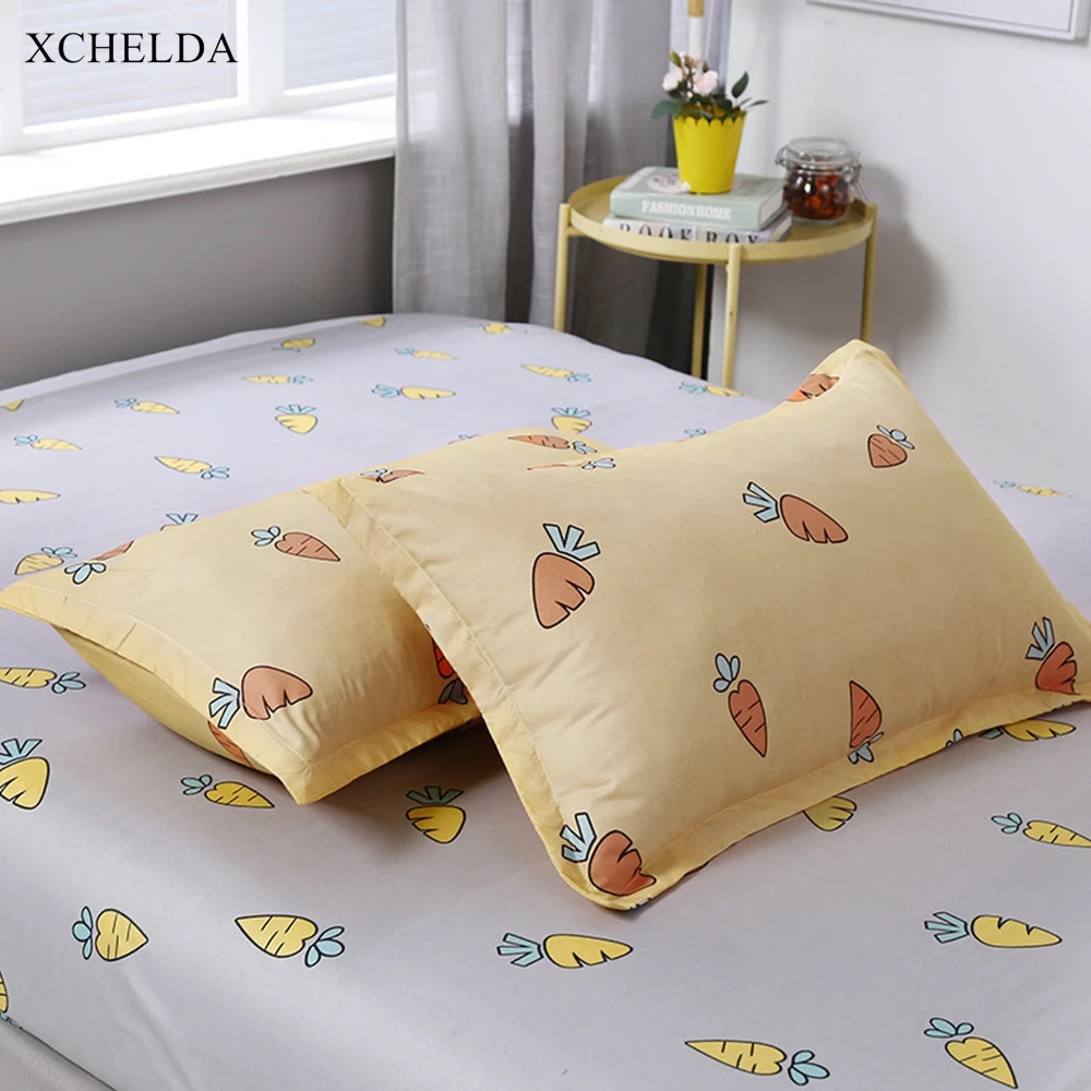 Yellow Bedding Set Double Queen King Size Comforter Duvet Cover Bed Sheet set cute Grey Cotton Children linens Home Textile