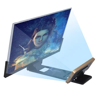 

14Inch 3D Screen Magnifier HD Phone Screen Enlarger Amplifier Glass with Foldable Stand SP99